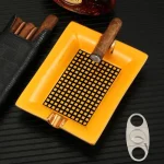 Cendrier design pour deux cigares de qualité supérieure
