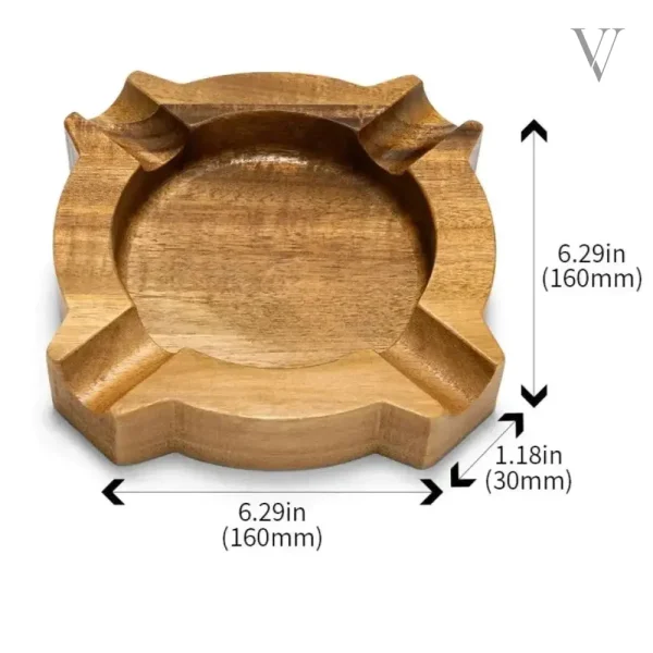 Cendrier design pour 4 cigares, idéal pour amateurs
