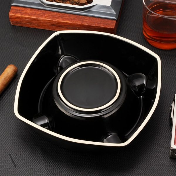 Cendrier à cigares au design raffiné et unique