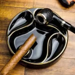 Cendrier design pour fumeurs de cigares, style raffiné