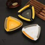Cendrier Triade Elegance en céramique pour amateurs de cigares