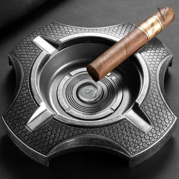 Cendrier à cigare Stellar Quadrum, design élégant et fonctionnel