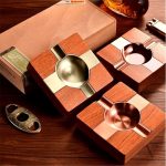 Cendrier à cigares en métal, style moderne et pratique