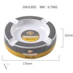 Accessoire de fumage : cendrier à cigares GRUNDS