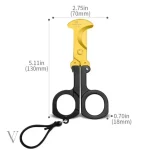 Ciseaux pliables pour une utilisation pratique et élégante