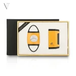 Briquet sophistiqué et coupe cigare de luxe