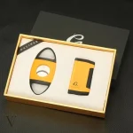 Coffret cigare avec briquet stylé