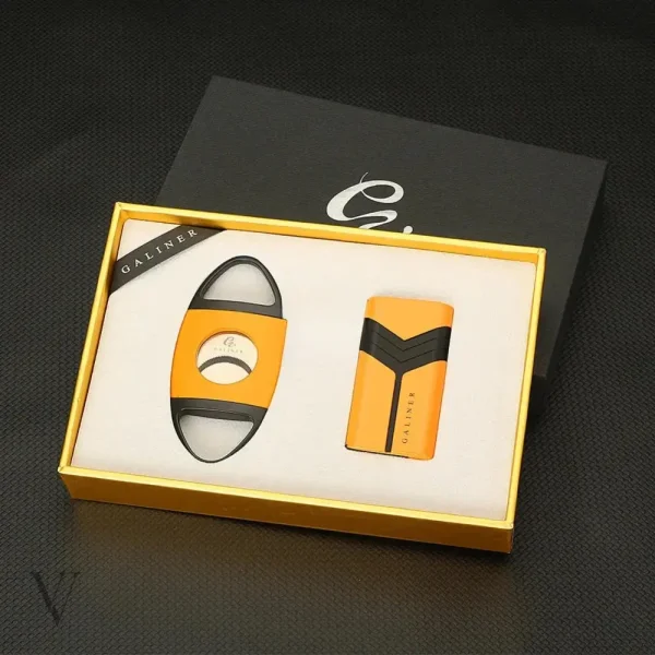 Coupe-cigare chic avec briquet assorti