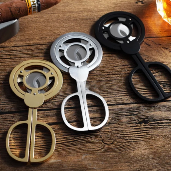 coupe-cigare-ciseaux-couleur-or-1 Ciseaux Coupe Cigare 3 lames - BLADE