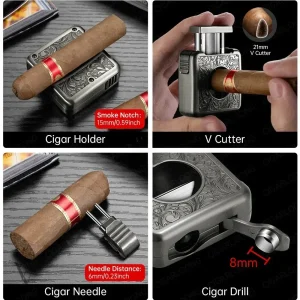 Accessoire élégant pour les fumeurs de cigares