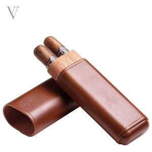 Étui Damas Wood alliant élégance et protection pour cigares