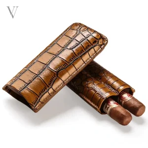 Étui cigares en cuir - Dual Cortez élégant