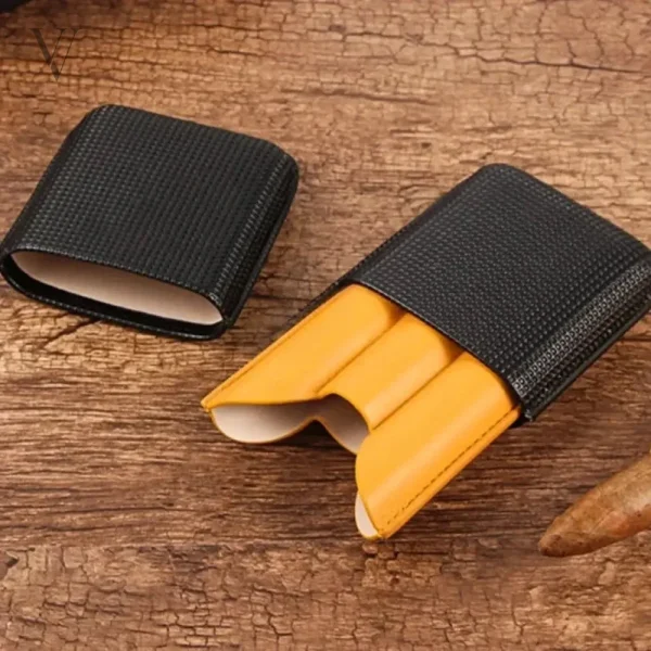 Cigare voyage : étui en cuir élégant DUALGRID