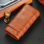 Krodilos, étui 3 cigare en cuir, design raffiné