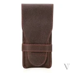 Coffret en cuir pour cigares en voyage
