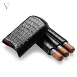 Cuir de qualité pour protection des cigares