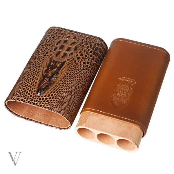 Cuir authentique pour amateur de cigares exigeant