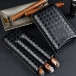 Étui à cigare en cuir - GRID Optimus