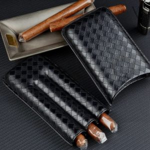 Étui à cigare en cuir - GRID Optimus