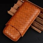Étui à cigare pratique et raffiné en cuir