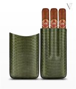 Cuir raffiné au service de l'étui à cigare AURE