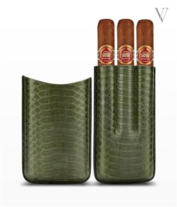 Cuir raffiné au service de l'étui à cigare AURE