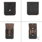 Accessoire personnalisé pour cigares en cuir souple