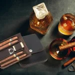 Élégant étui à cigares - Accessoire de voyage