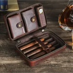 Étui à cigares en cuir personnalisable - Voyageur