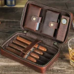 Étui en cuir de luxe pour protéger vos cigares