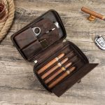 Étui à cigares en cuir personnalisable - Voyageur Style