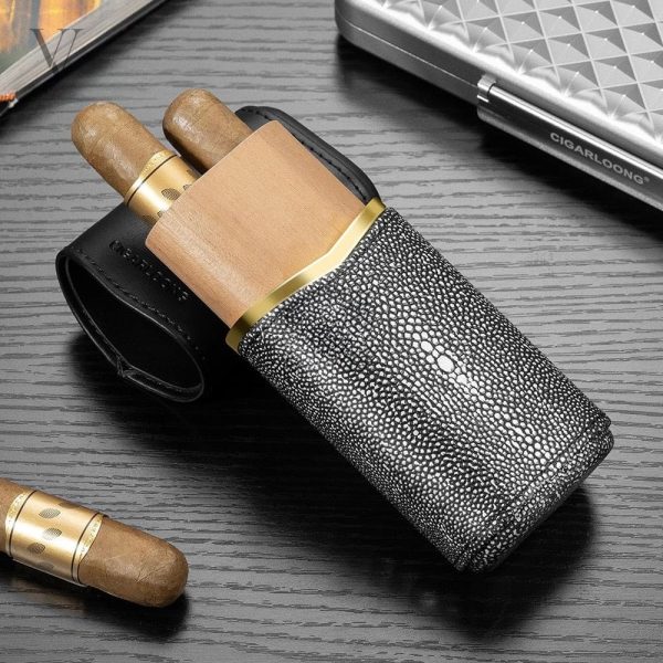 Étui à cigares alliant luxe et praticité