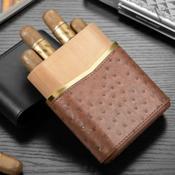 Étui à cigares avec design chic et pratique