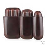 Accessoire premium pour cigares en cuir authentique