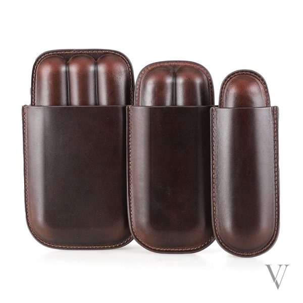 Accessoire premium pour cigares en cuir authentique