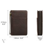Étui à cigares personnalisable en cuir élégant