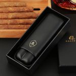 Élégant étui à cigare en cuir pour protection optimale