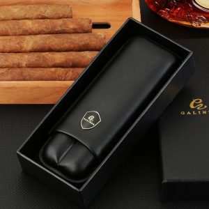 Élégant étui à cigare en cuir pour protection optimale