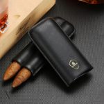 Étui pour cigares, style élégant et pratique en cuir