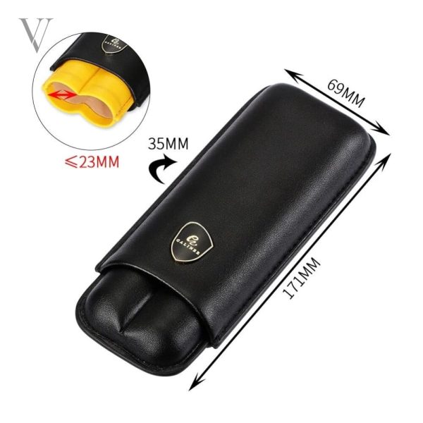 Solution de voyage pour cigares - étui LITTLE SUNY en cuir