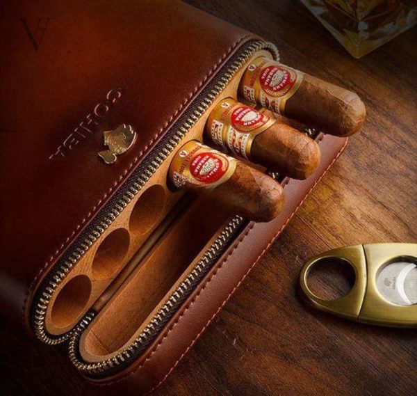ZIPY : étui à cigares en cuir pour les voyageurs