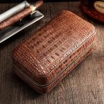 Étui CLINT CROCO, design raffiné pour passionnés de cigares