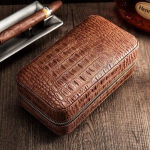Étui CLINT CROCO, design raffiné pour passionnés de cigares