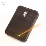 Étui de luxe pour cigares en cuir souple