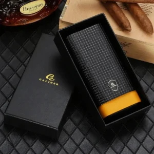 Élégant étui en cuir pour la protection de cigares