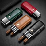 Étui à cigares en cuir Savoy 50' Edition