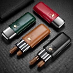 Étui à cigares en cuir Savoy 50' Edition
