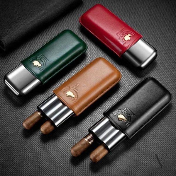 etui-de-voyage-cuir-savoy-edition-2-cigares-1 Étui à cigares en cuir Savoy 50' Edition