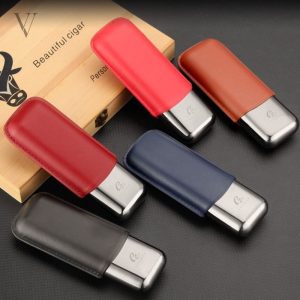 Etui à cigares en cuir - Savoy Elite