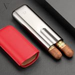 Étui à cigares en cuir Savoy - luxe et sophistication